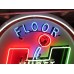 New Hurst Porcelain Neon Sign 48 IN Diameter