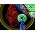 Indian Head Painted Neon Sign 9 FT W x 5 FT H 
