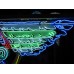 Indian Head Painted Neon Sign 9 FT W x 5 FT H 