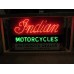 New Indian Motorcycles Double-Sided Porcelain Neon Sign with Your Name - 72"W x 42"H