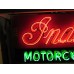 New Indian Motorcycles Double-Sided Porcelain Neon Sign with Your Name - 72"W x 42"H