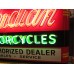 New Indian Motorcycles Double-Sided Porcelain Neon Sign with Your Name - 72"W x 42"H