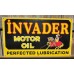 New Invader Motor Oils Porcelain Neon Sign 58"W x 34"H