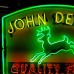 New John Deere Quality Farm Equipment Porcelain Neon Sign 48"W x 37"H