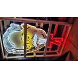 New KFC Colonel Porcelain Sign w/Neon 60 IN W x 84 IN H