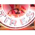 New Single-Sided Kelly Tires Porcelain Neon Sign 48" Diameter