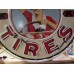 New Single-Sided Kelly Tires Porcelain Neon Sign 48" Diameter