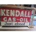 New "Kendall Gas-Oil Just Ahead" Painted Neon Sign 6 Ft. W x 42" H.