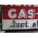 New "Kendall Gas-Oil Just Ahead" Painted Neon Sign 6 Ft. W x 42" H.