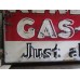 New Kendall Gas-Oil Just Ahead Painted Neon Sign 6 Ft. W x 42" H.