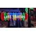 New Lifesavers 3D Painted Neon Sign 62"W x 21"D 