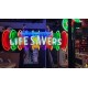 New Lifesavers 3D Painted Neon Sign 62"W x 21"D 