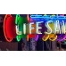 New Lifesavers 3D Painted Neon Sign 62"W x 21"D 