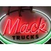 New Mack Trucks Porcelain Neon Sign 72" Diameter