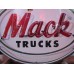 New Mack Trucks Porcelain Neon Sign 72" Diameter