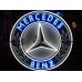 New Mercedes Porcelain Neon Sign 48" Diameter