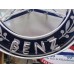 New Mercedes Porcelain Neon Sign 48" Diameter