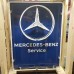 New "Mercedes-Benz Service" Porcelain Neon Sign 23"W x 34"H