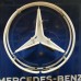 New "Mercedes-Benz Service" Porcelain Neon Sign 23"W x 34"H