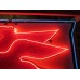 Original Mobil Socony Porcelain Sign with Neon 72 IN W x 72 IN H