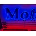 Original Mobilgas Gargoyle Porcelain Animated Neon Sign 72" W x 42 IN H