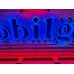 Original Mobilgas Gargoyle Porcelain Animated Neon Sign 72" W x 42 IN H