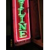 New Sinclair Mobiline Motor Oil Vertical Porcelain Neon Sign 60"H x 15"W