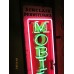 New Sinclair Mobiline Motor Oil Vertical Porcelain Neon Sign 60"H x 15"W