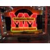 New Minneapolis Moline Double-Sided Porcelain Neon Sign with Bullnose Ends 60"W x 42"H