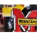 New Minneapolis Moline Double-Sided Porcelain Neon Sign with Bullnose Ends 60"W x 42"H