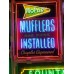 New Mopar Mufflers & Pipes Installed Porcelain Neon Sign 36"W x 42"H