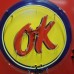 New Chevrolet "OK Used Cars" Single-Sided Keytag Porcelain Neon Sign 40"W x 72"H 