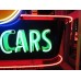 New OK USED CARS Double-Sided Painted Neon Sign with Bullnose 52"W x 39"H