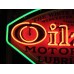 New Single-Sided Oilzum Porcelain Neon Sign 48"W x 48"H