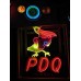 New "PDQ Petrol"  SS Porcelain Neon 59 IN W  x 72 IN H