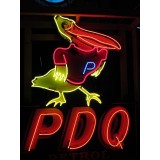 New "PDQ Petrol"  SS Porcelain Neon 59 IN W  x 72 IN H