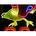 New PDQ Petrol  SS Porcelain Neon 59 IN W  x 72 IN H