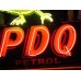 New "PDQ Petrol"  SS Porcelain Neon 59 IN W  x 72 IN H