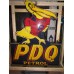 New "PDQ Petrol"  SS Porcelain Neon 59 IN W  x 72 IN H