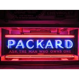 New Double-sided Porcelain Neon Packard Sign 72 IN W x 28 IN H