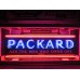 New Double-sided Porcelain Neon Packard Sign 72 IN W x 28 IN H