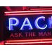 New Double-sided Porcelain Neon Packard Sign 72 IN W x 28 IN H