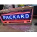 New Double-sided Porcelain Neon Packard Sign 72 IN W x 28 IN H