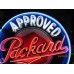  New Packard Porcelain Sign with Neon 72 IN Diameter