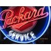  New Packard Porcelain Sign with Neon 72 IN Diameter