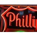 Original Phillips 66 Red/Black Porcelain Neon Sign 6 FT Diameter