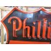Original Phillips 66 Red/Black Porcelain Neon Sign 6 FT Diameter