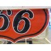 Original Phillips 66 Red/Black Porcelain Neon Sign 6 FT Diameter