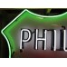 Original Phillips 66 Red/White Porcelain Neon Sign 6 FT Diameter