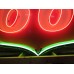 Original Phillips 66 Red/White Porcelain Neon Sign 6 FT Diameter